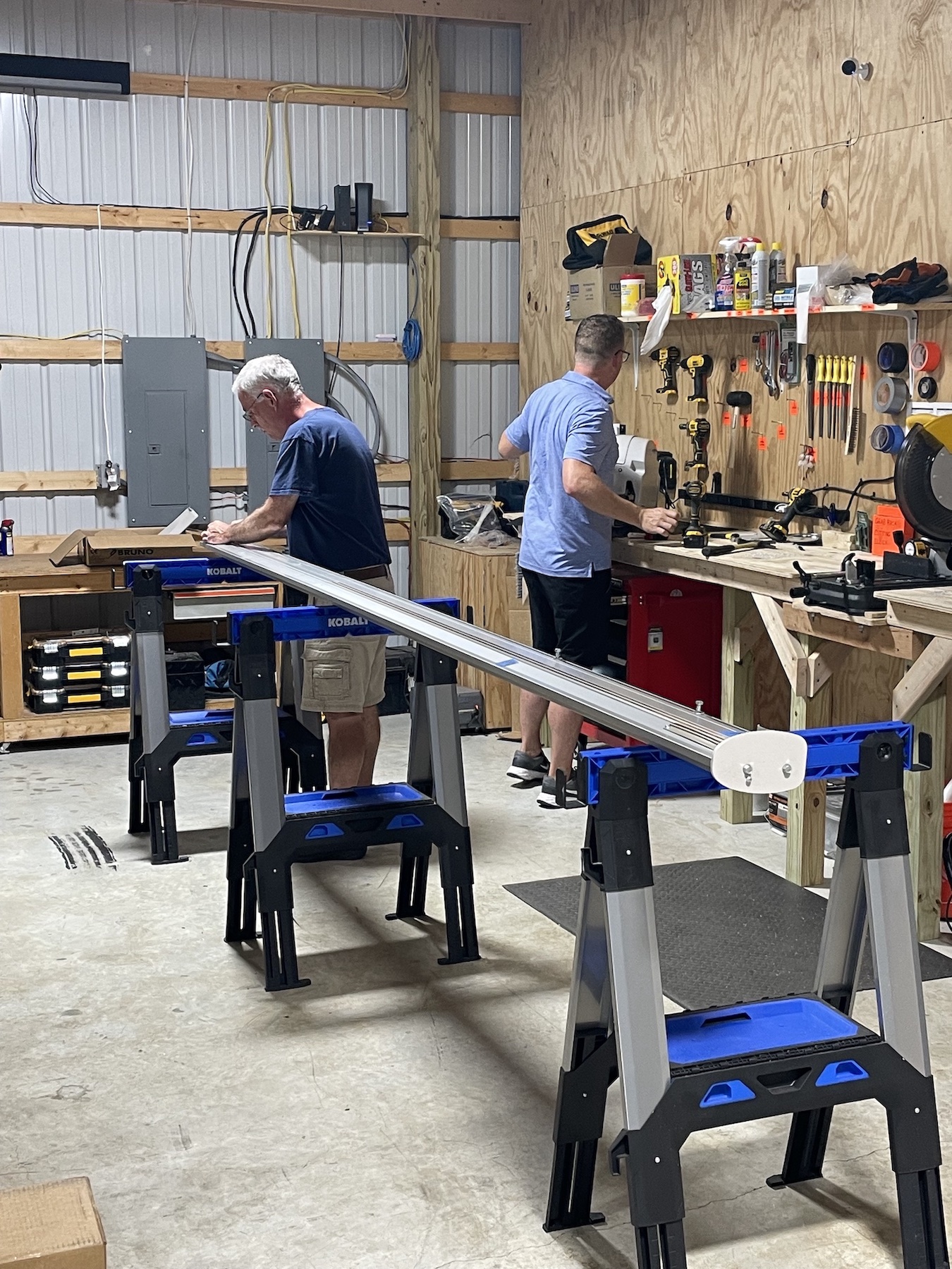 two men in a workshop