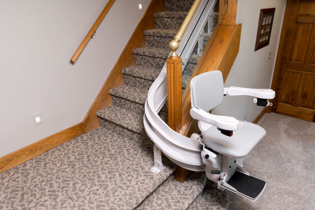 curved stair lift